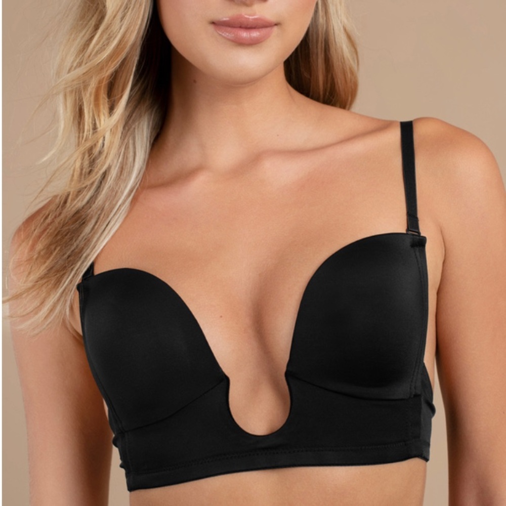 V Bra versatile strapless